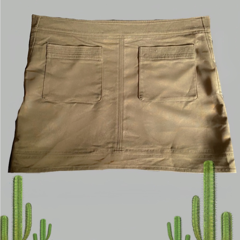 Express Taupe Mini Skirt